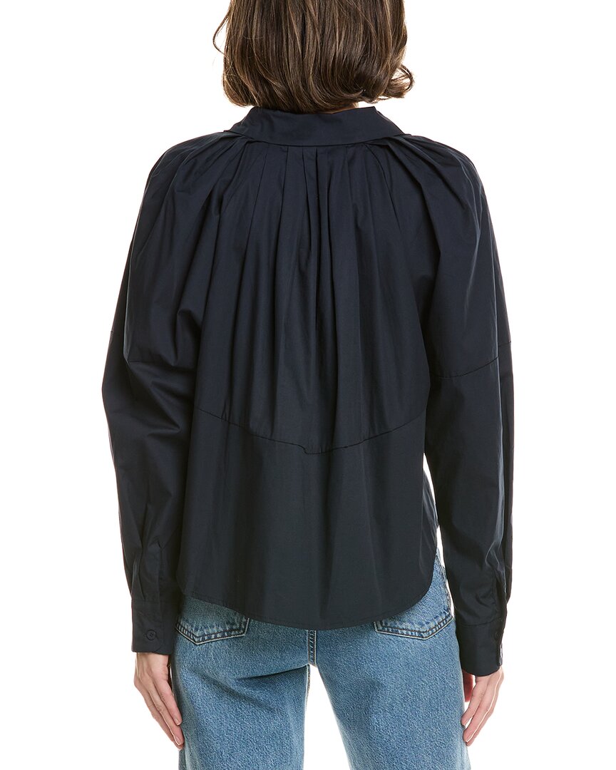 To My Lovers Pleated Neck Blouse