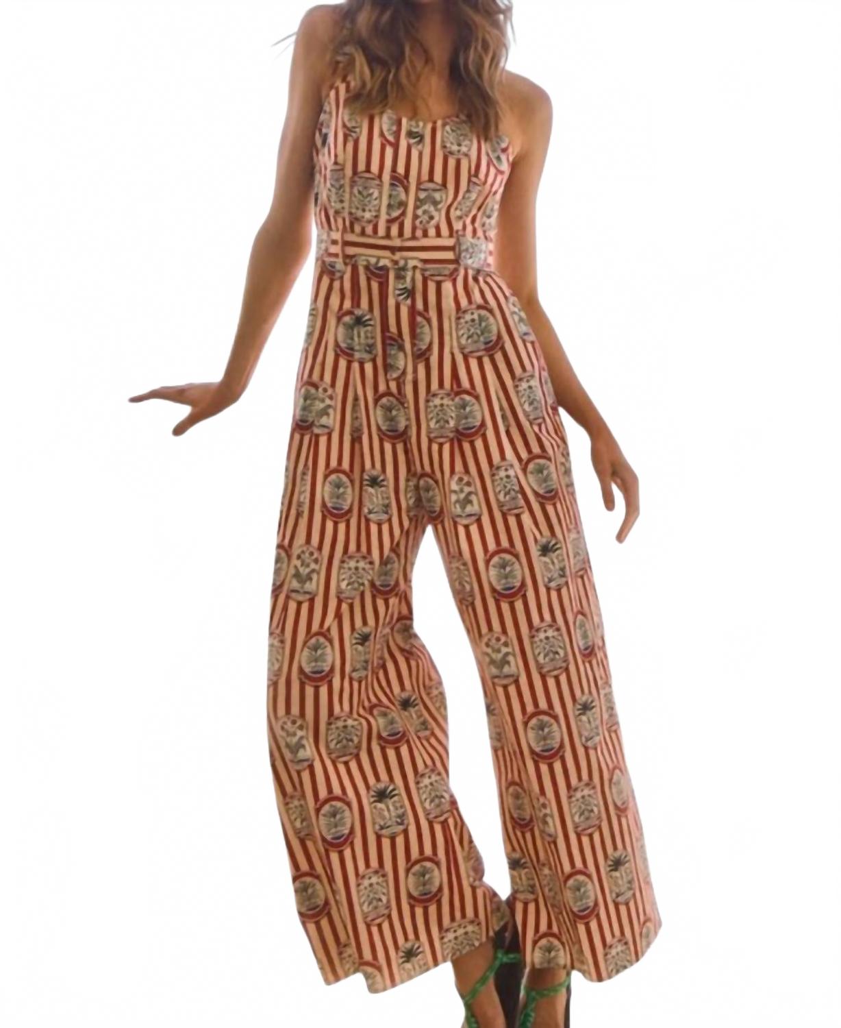 Sandy Jumpsuit In Mallet Club