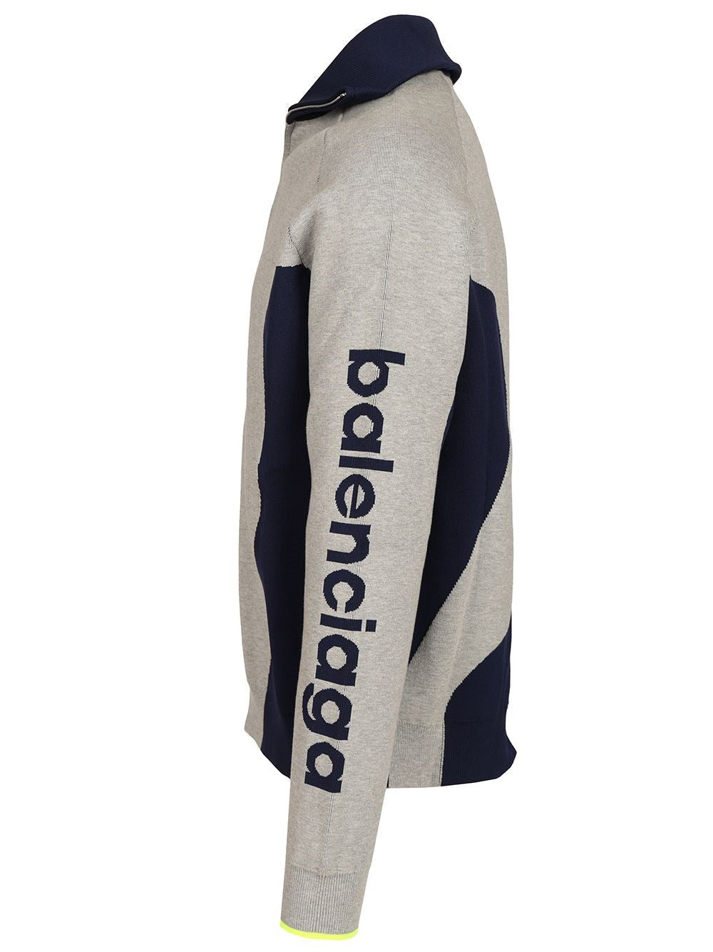 Balenciaga Men Knitted Cardigan With Zip Bodies