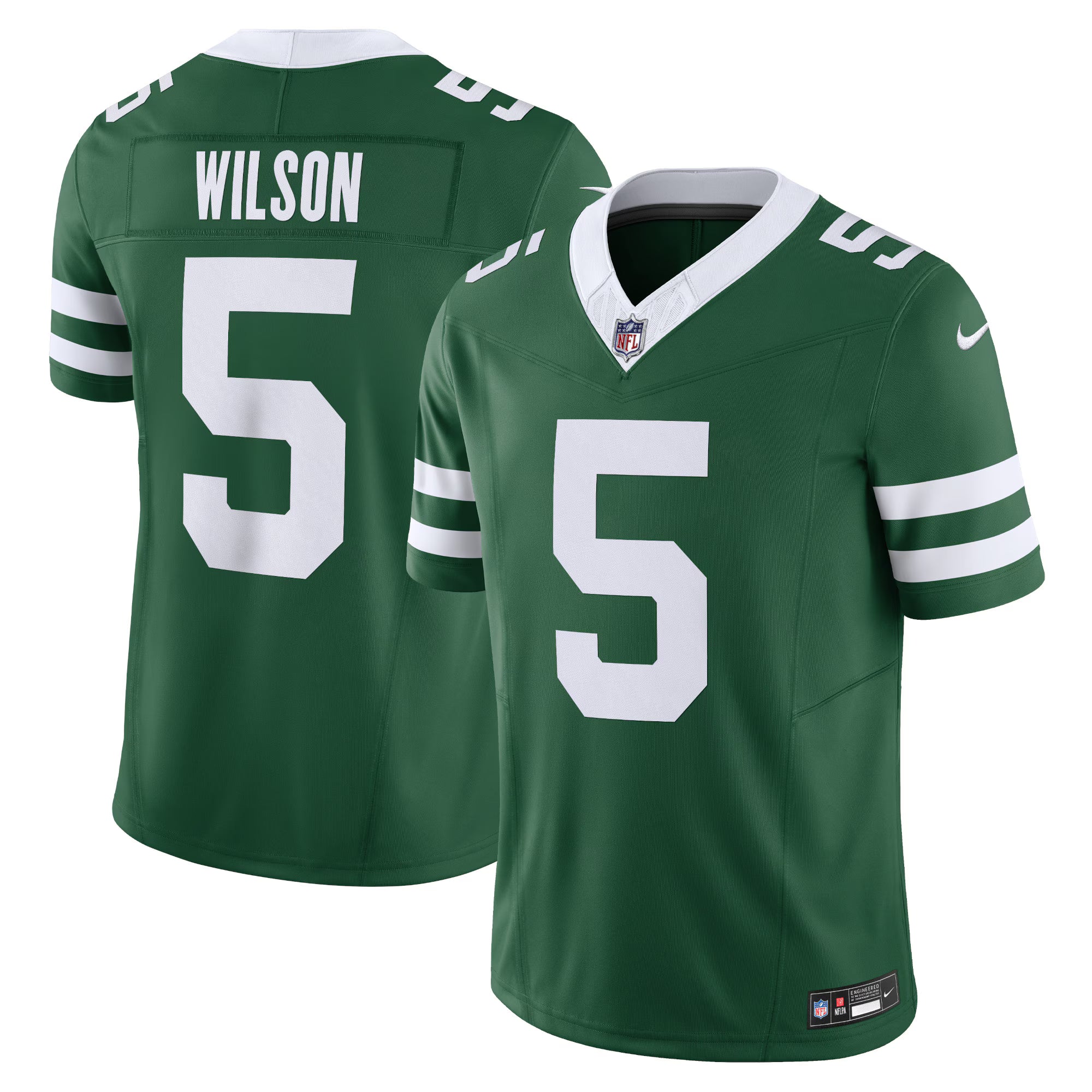 New York Jets Garrett Wilson Legacy Green Vapor F.U.S.E. Limited Jersey