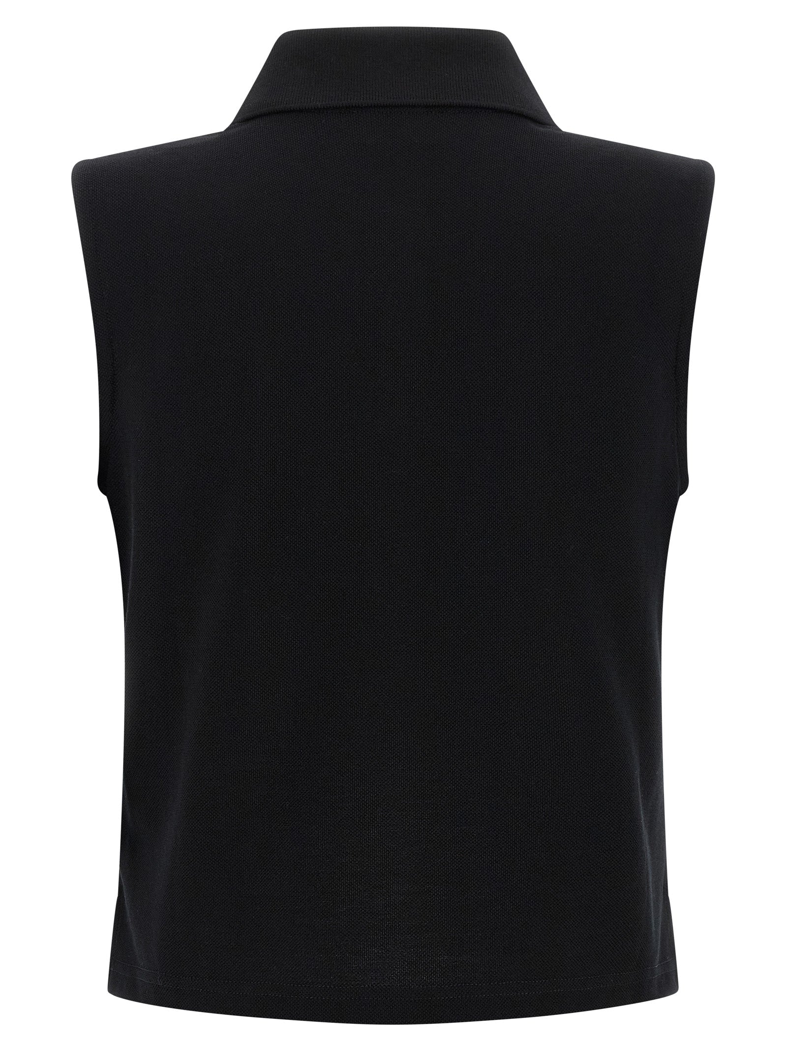 Saint Laurent Women 'Cassandre' Embroidered Polo Shirt