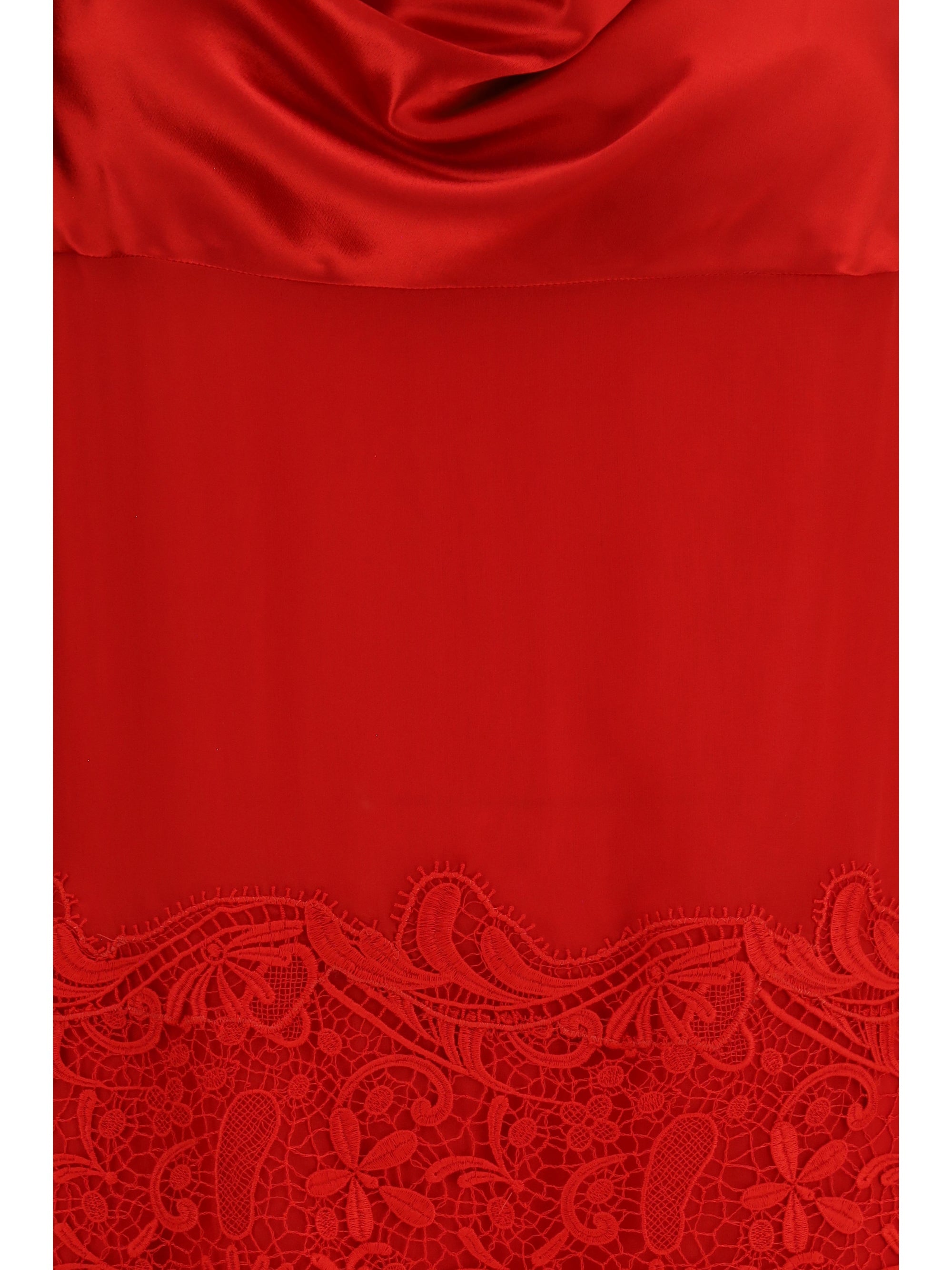 Ferragamo Women Draped Lace Dress