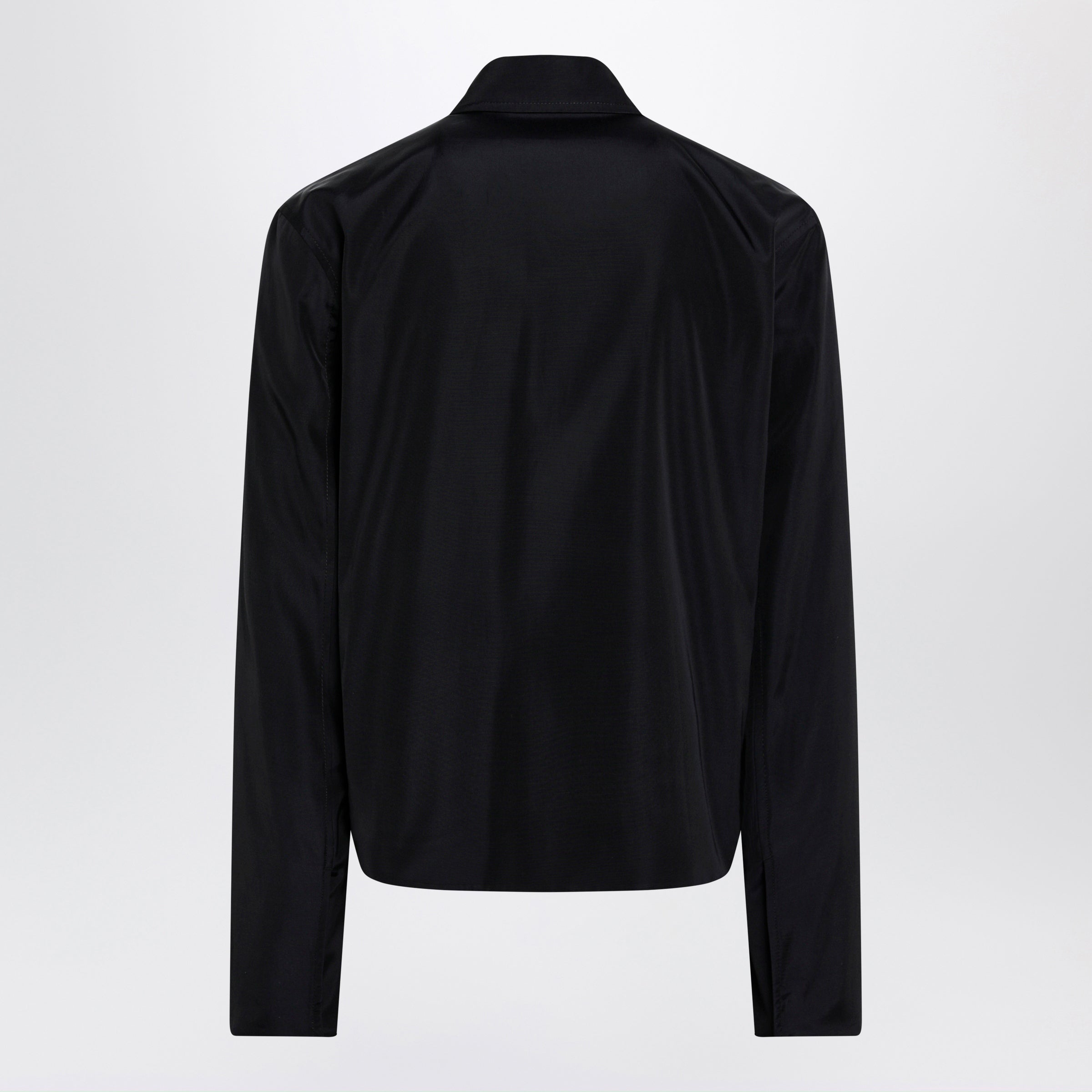 Gucci Zip Jacket In Cotton And Acetate Faille, Black Men