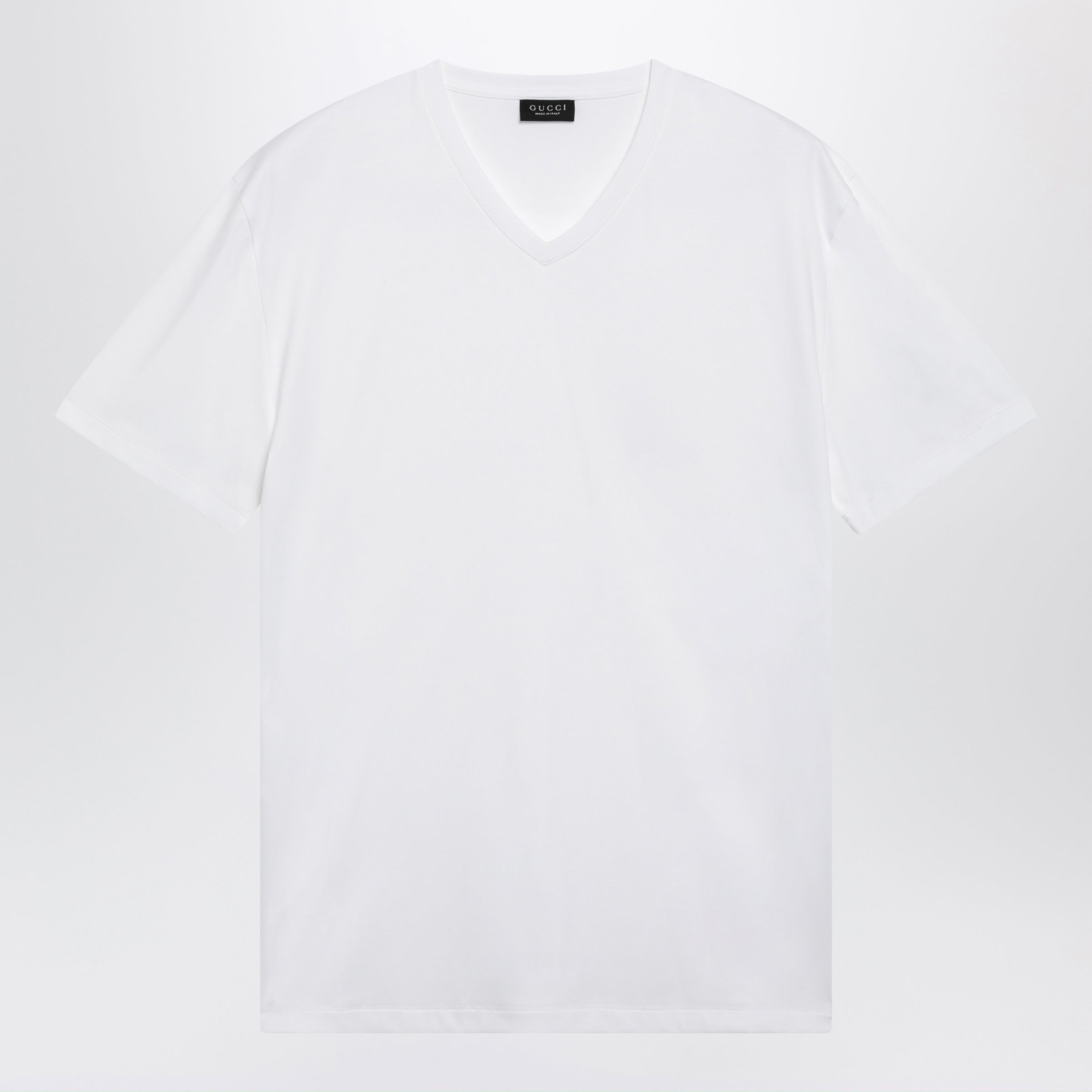Gucci White Stretch Modal T-Shirt Men