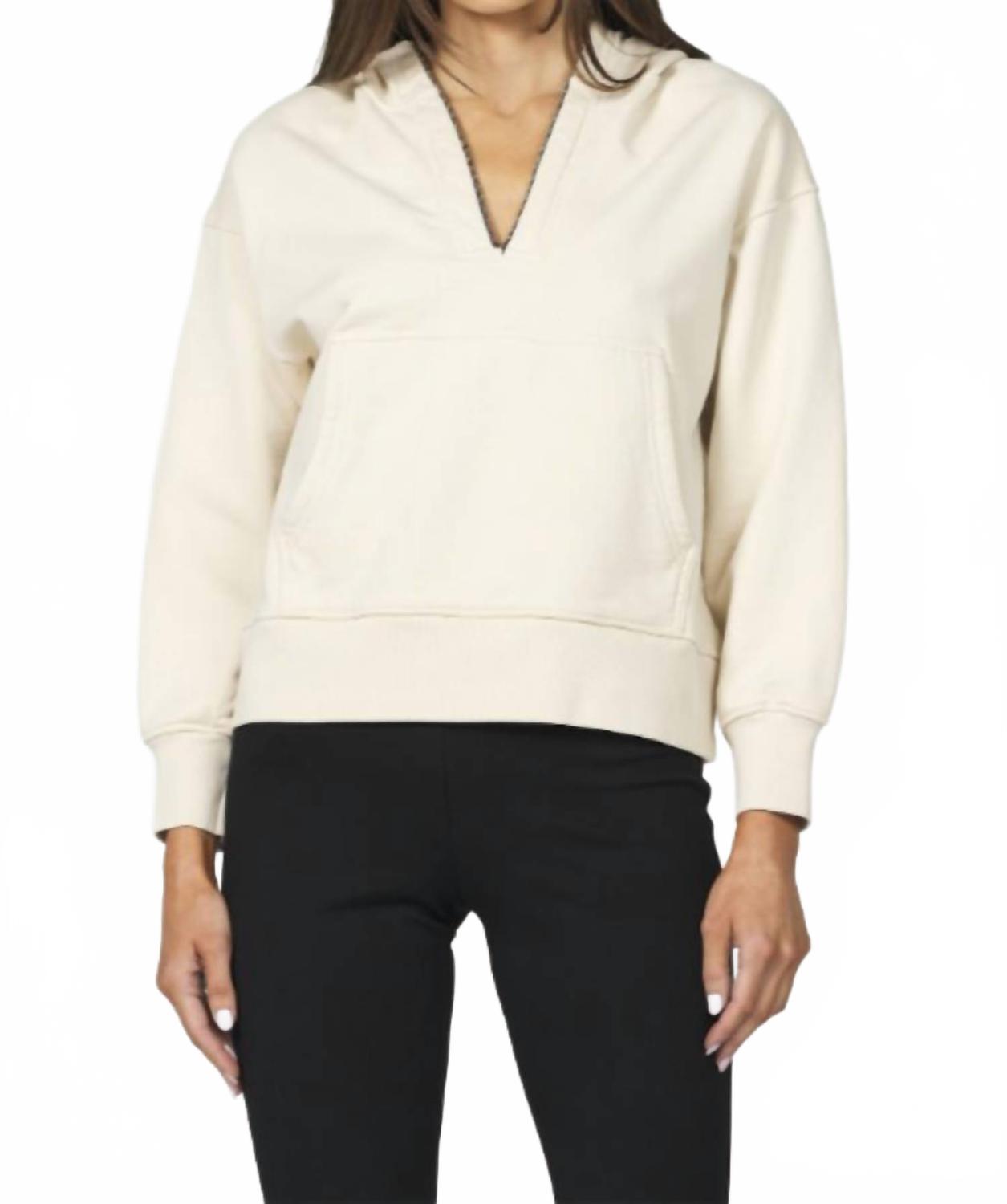 Saphira Pullover Hoodie In Birch