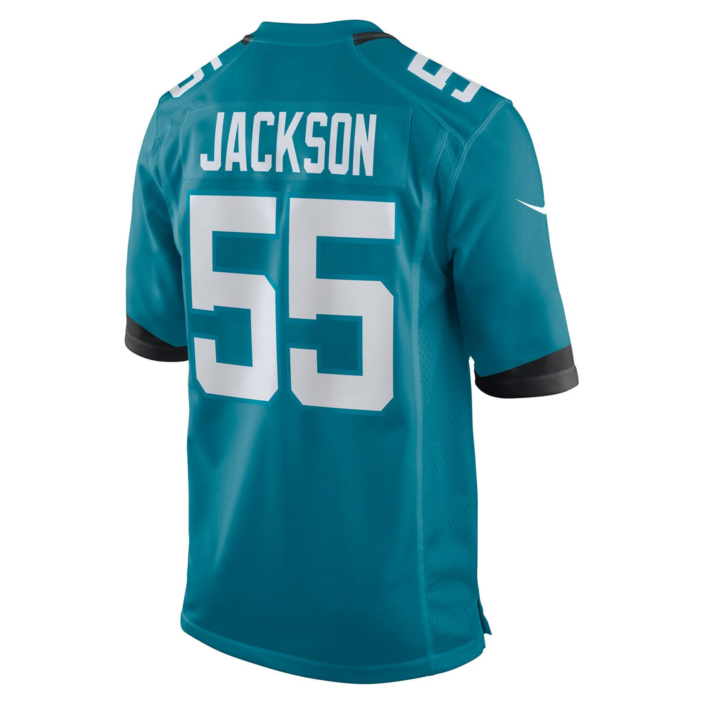 Jacksonville Jaguars Dequan Jackson Teal Game Jersey