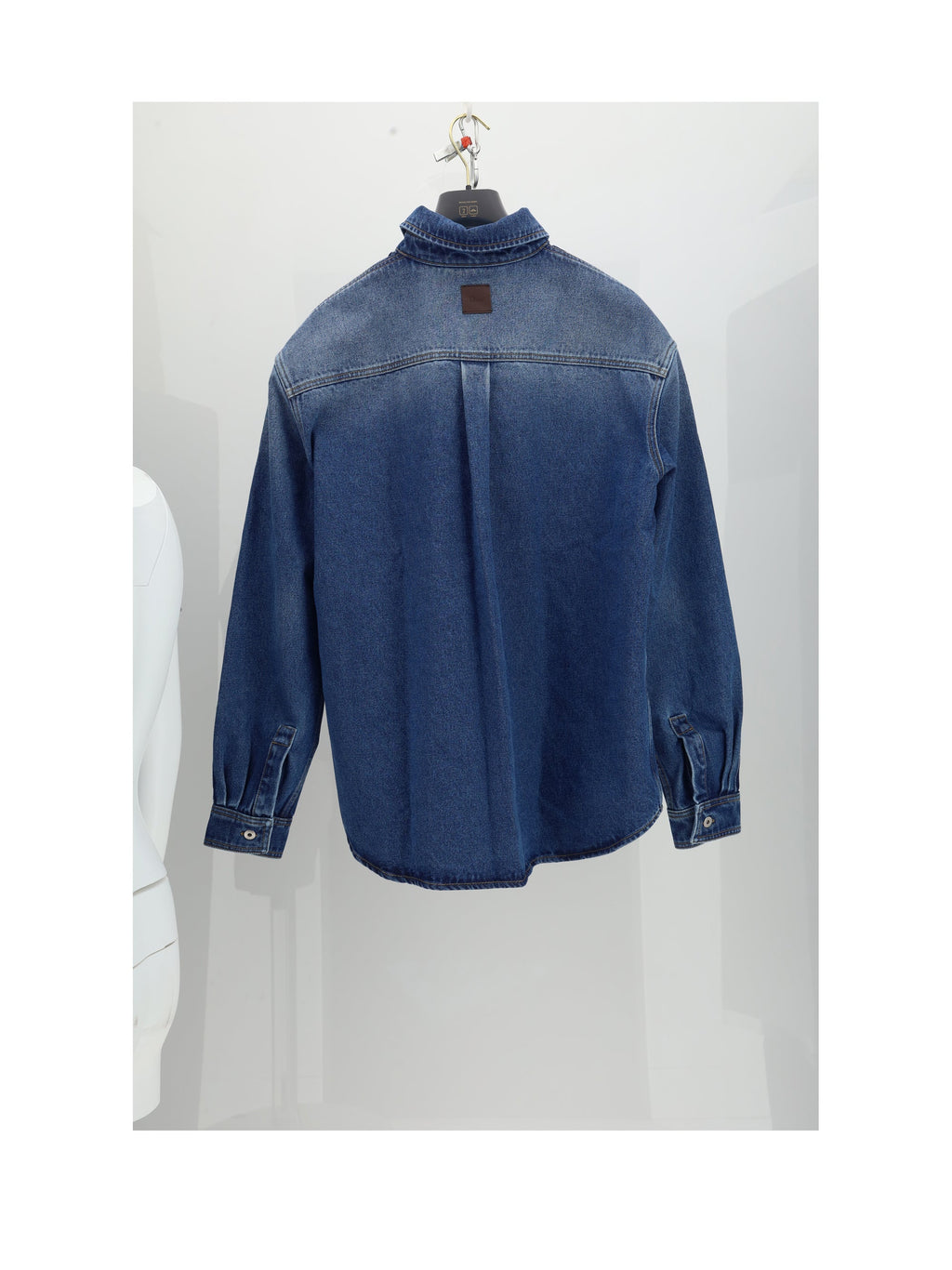 Dior Homme Men Jacket Denim Stampa Laser Laterale