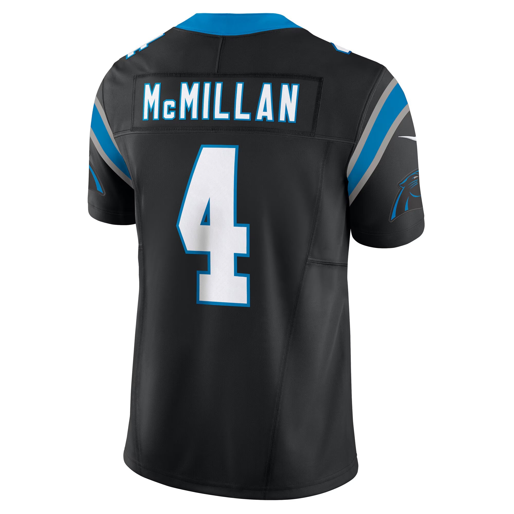 Carolina Panthers Tetairoa McMillan Black Team Vapor F.U.S.E. Limited Jersey