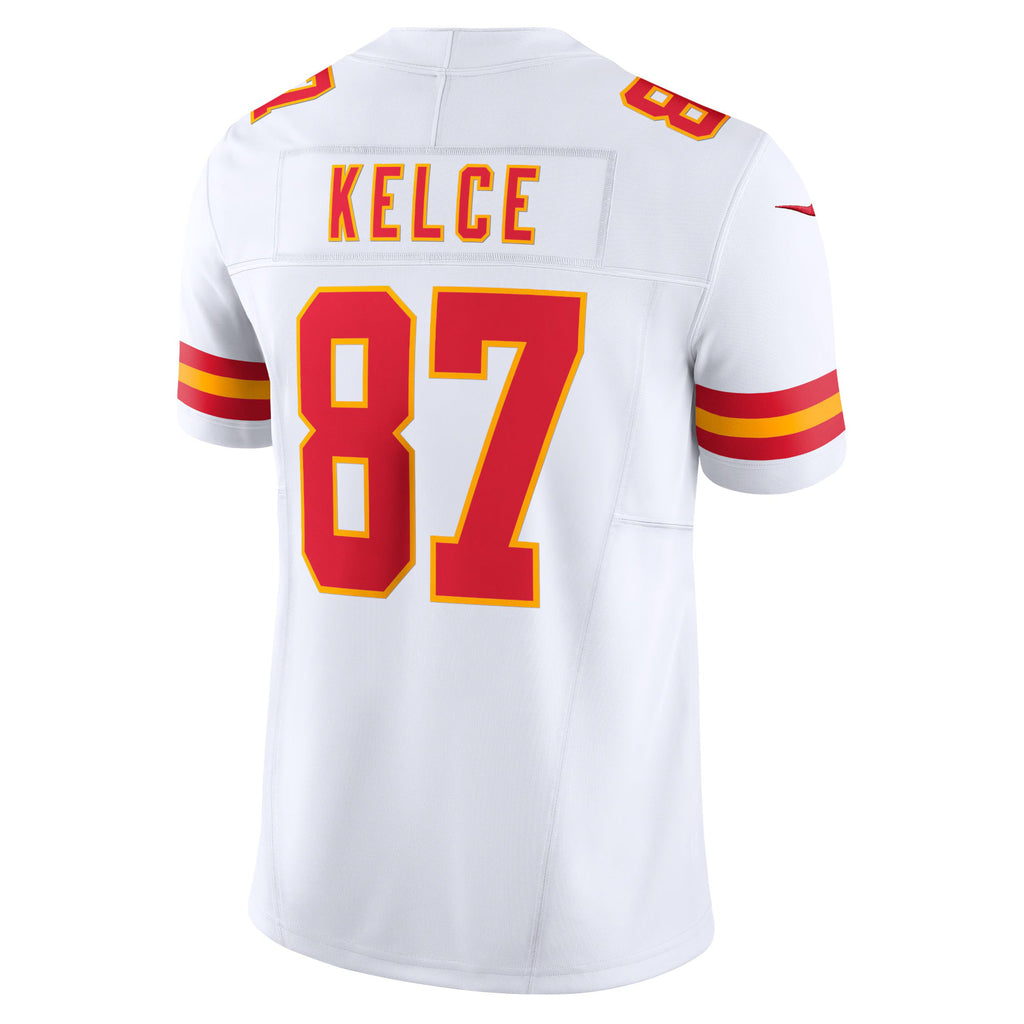 Kansas City Chiefs Travis Kelce White Vapor F.U.S.E. Limited Jersey
