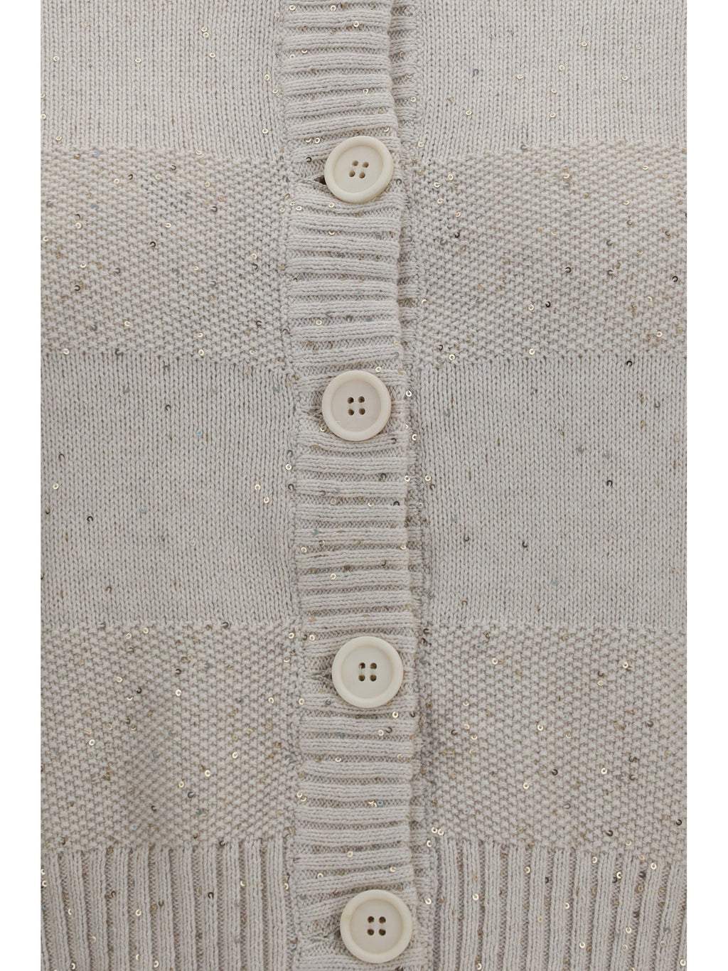 Brunello Cucinelli Women Long-Sleeve Crewneck Cotton Sweater