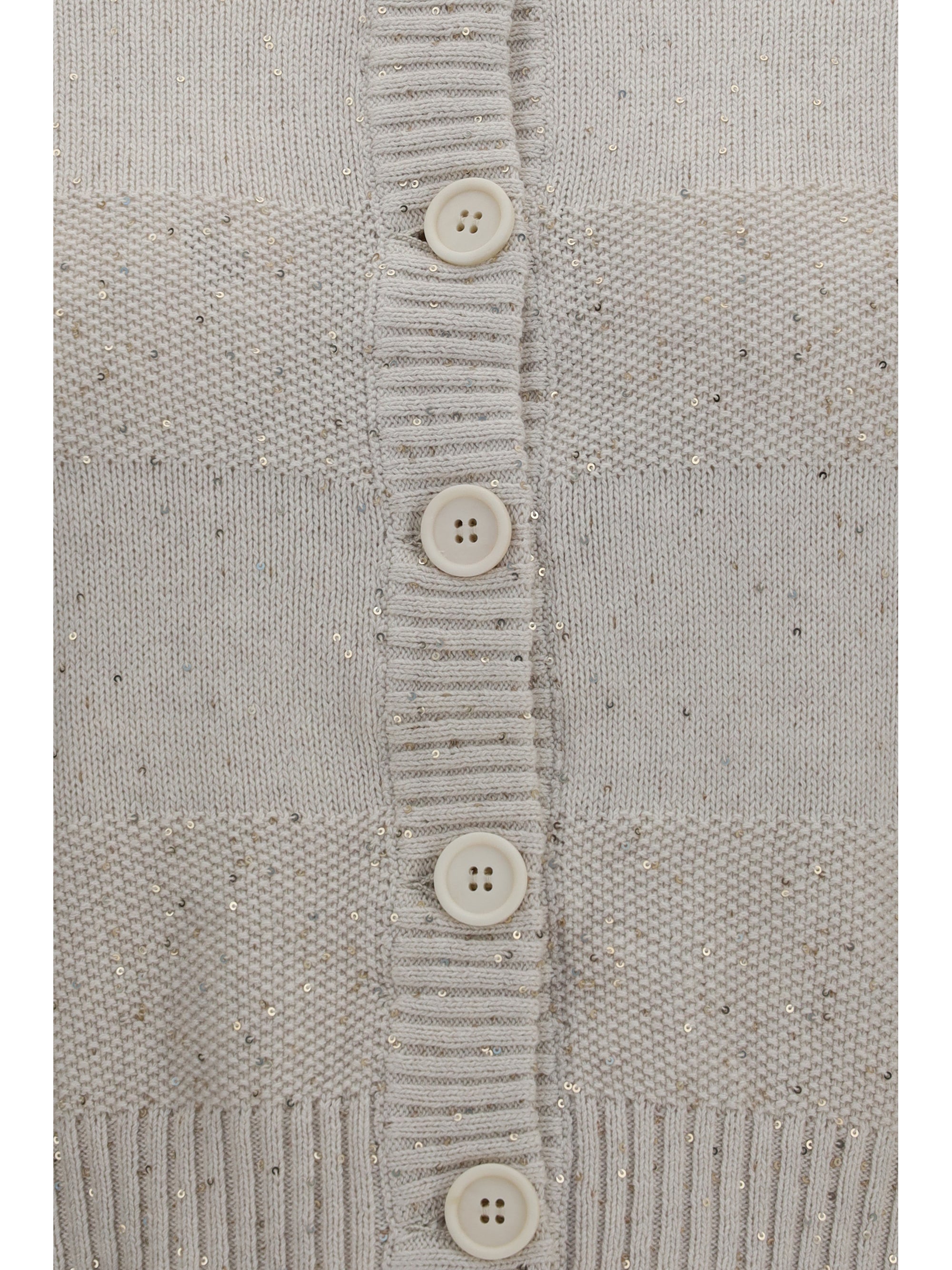 Brunello Cucinelli Women Long-Sleeve Crewneck Cotton Sweater