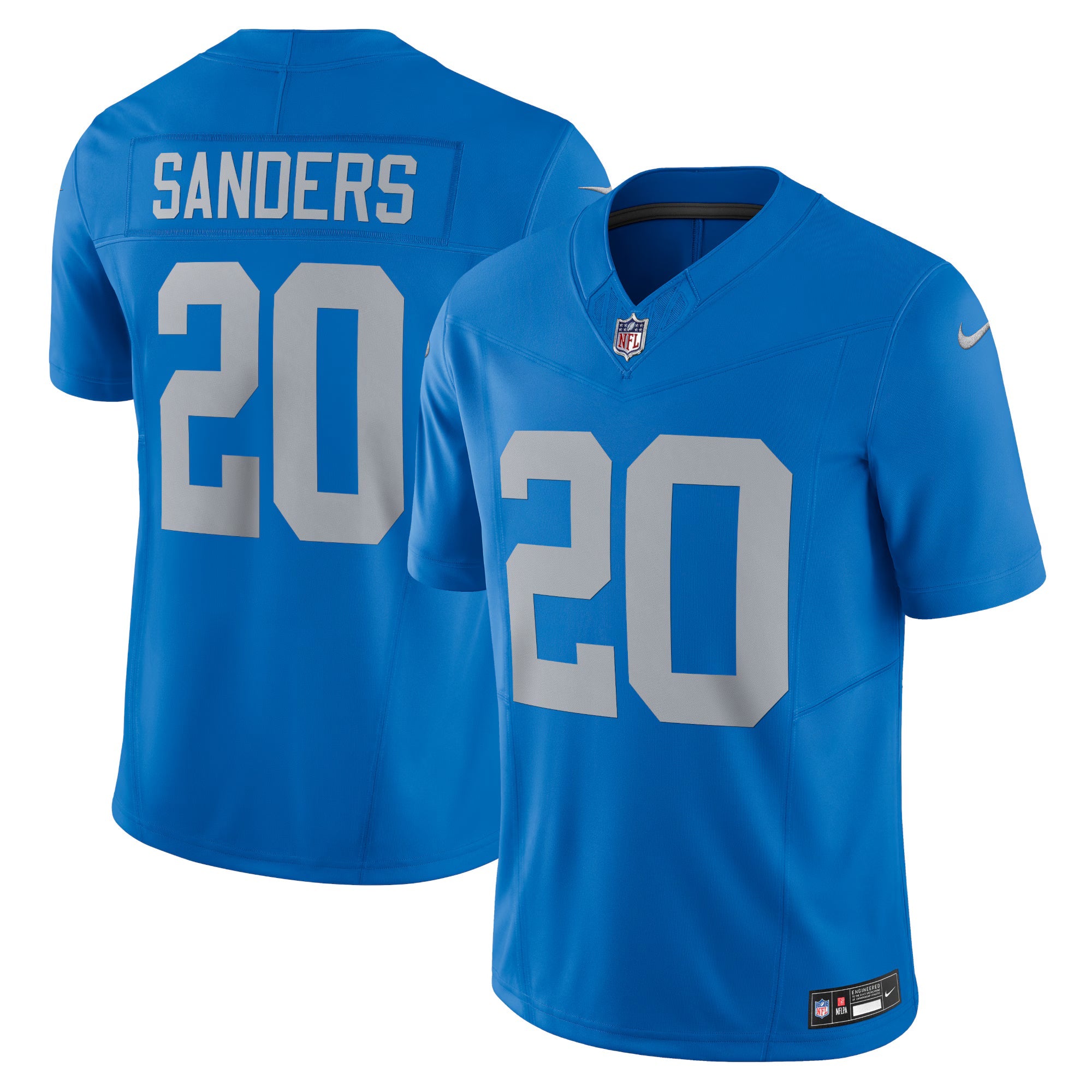 Detroit Lions Barry Sanders Blue Vapor F.U.S.E. Alternate Limited Jersey
