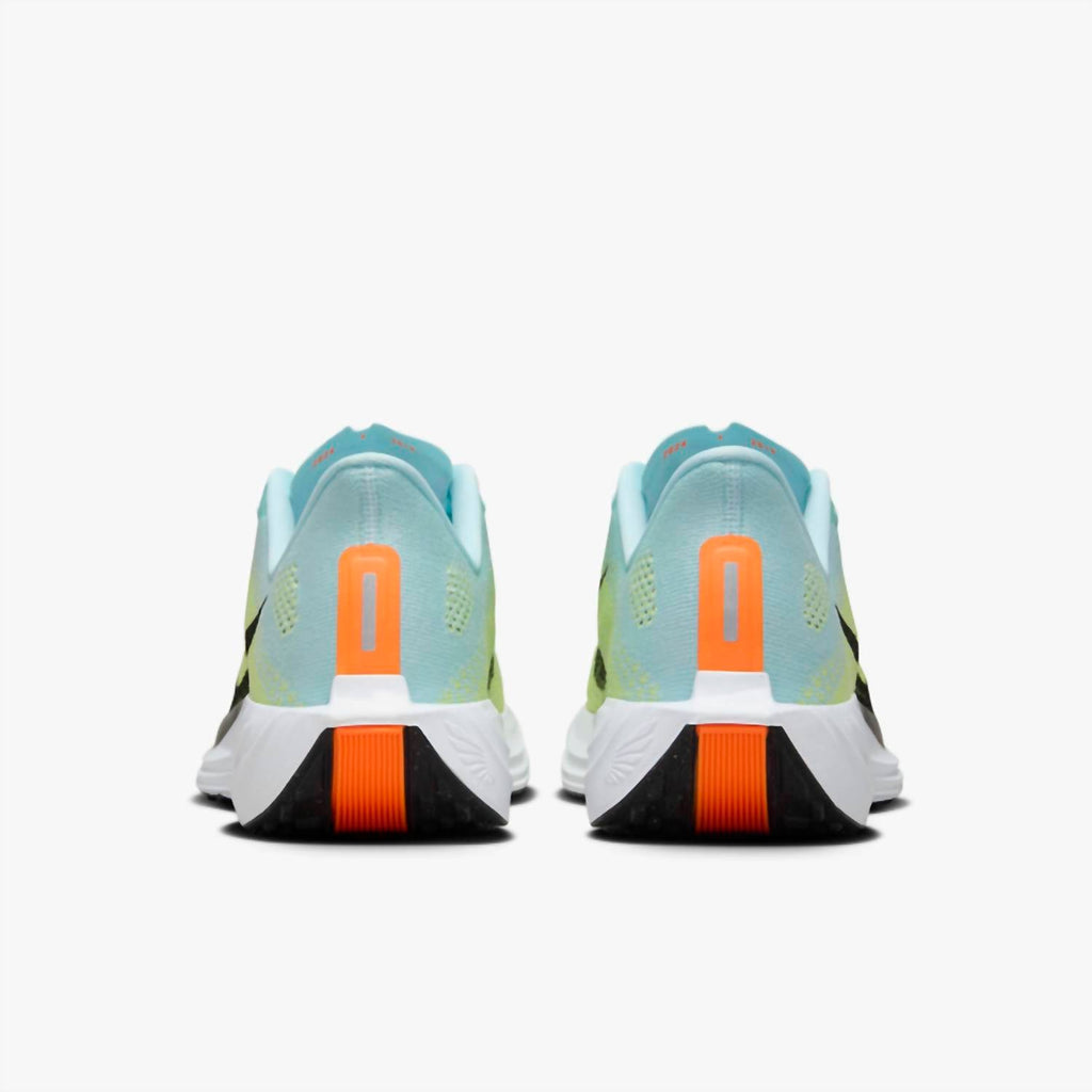 Men's Pegasus Plus Running Shoes In Glacier Blue/light Lemon Twist/life Lime/black
