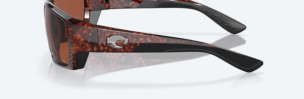 Men's Tuna Alley Reader Rectangular Polarized Sunglasses In Tortoise/copper
