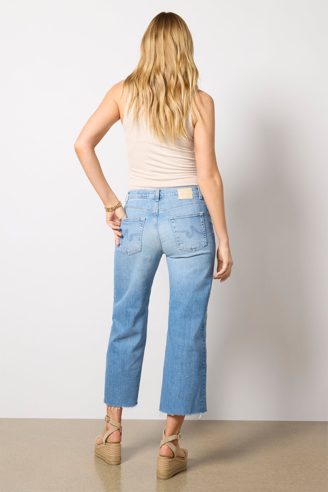 Women's Saige Wide Leg Crop Jeans