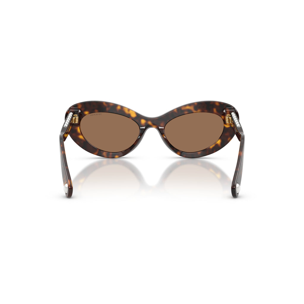 0Sk6061U Cat-Eye Sunglasses with Tortoiseshell Acetate Frame