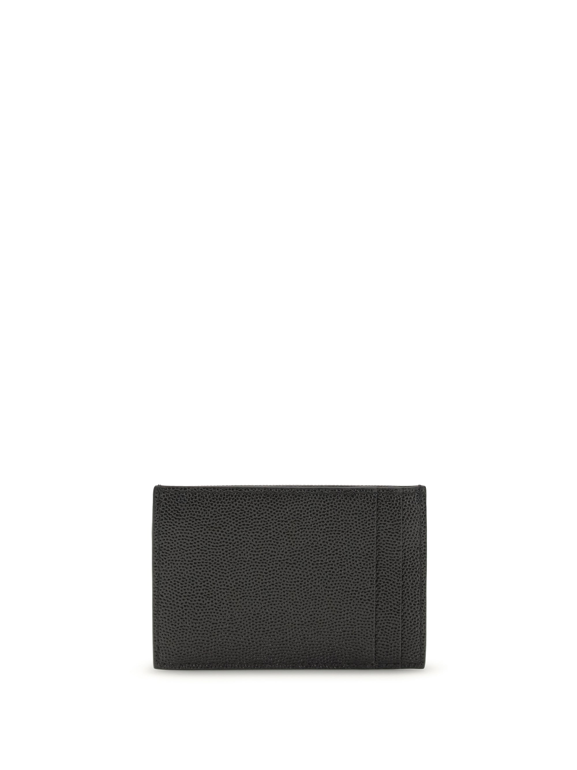 Saint Laurent Women Micro-Grain Leather Wallet