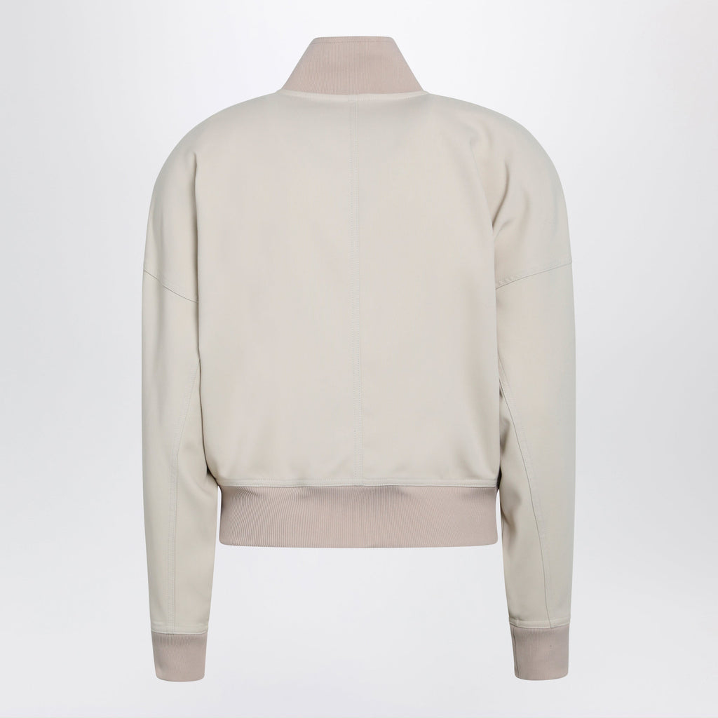 Gucci Ã‰Cru Poplin Zip Jacket Women