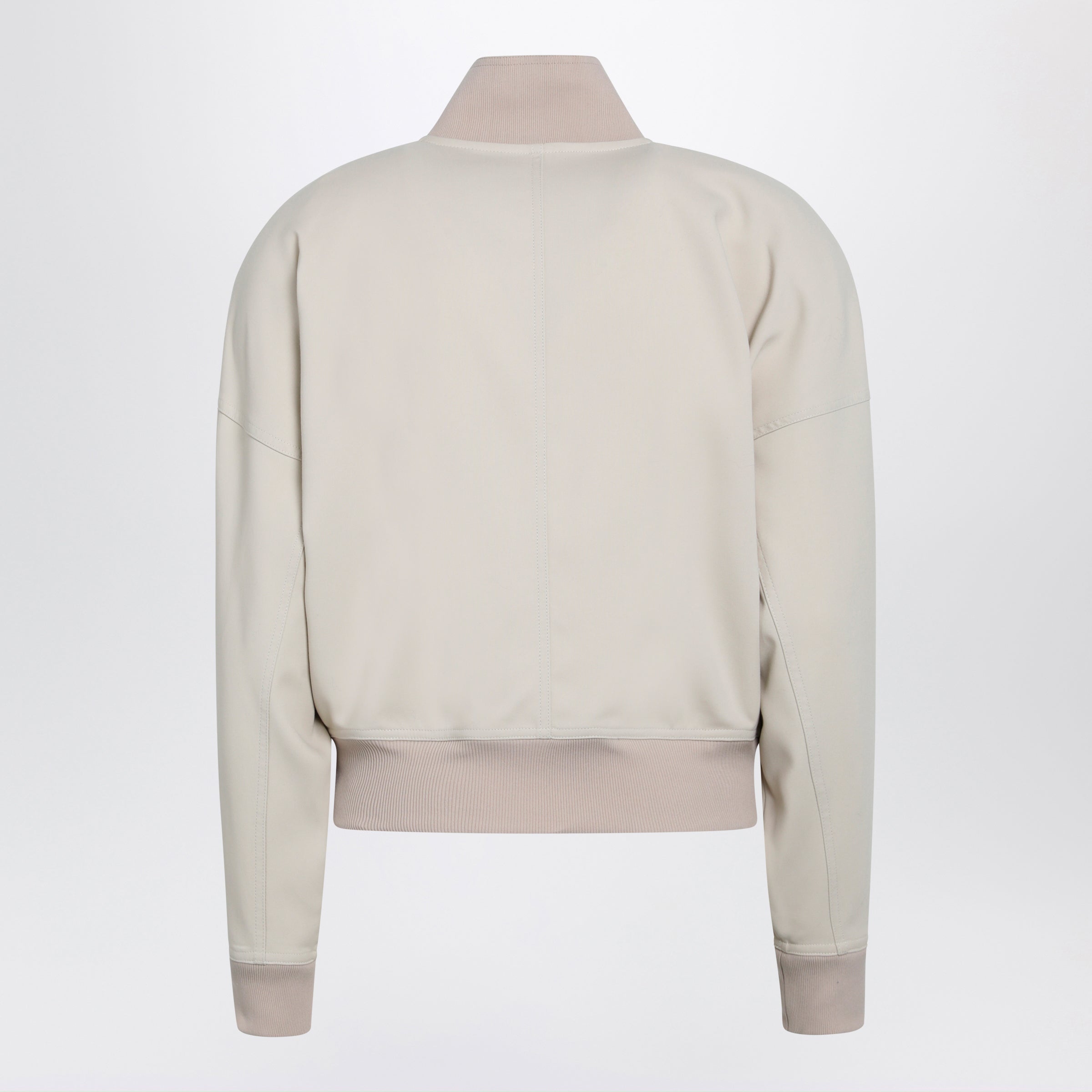 Gucci Ã‰Cru Poplin Zip Jacket Women