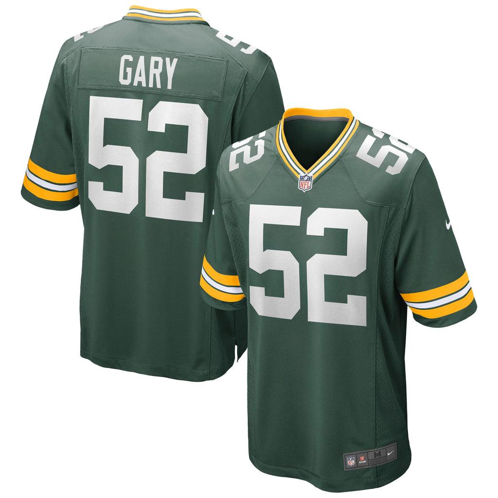 Green Bay Packers Rashan Gary Green Game Jersey