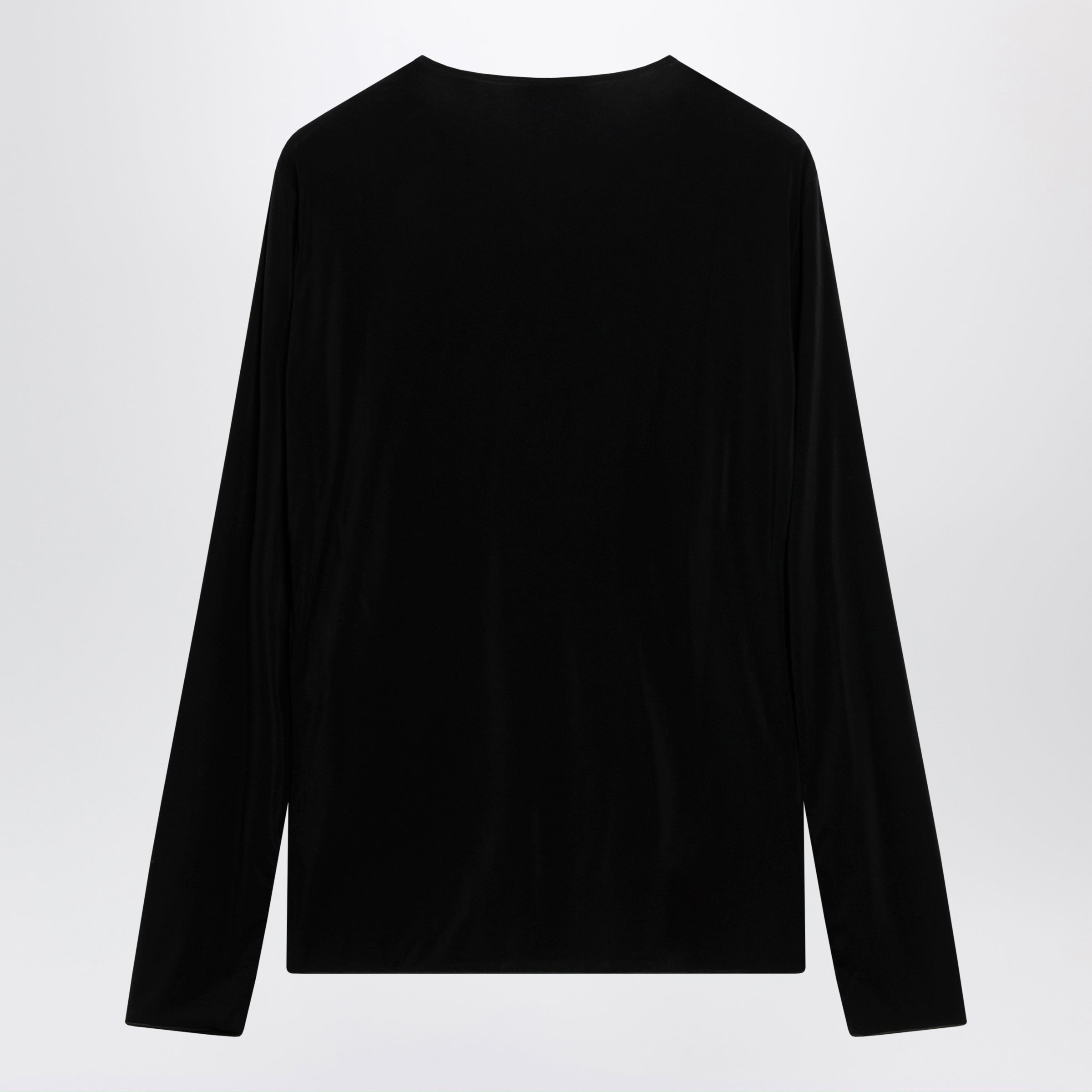 Gucci Black Crew-Neck Knit In Viscose Blend Men
