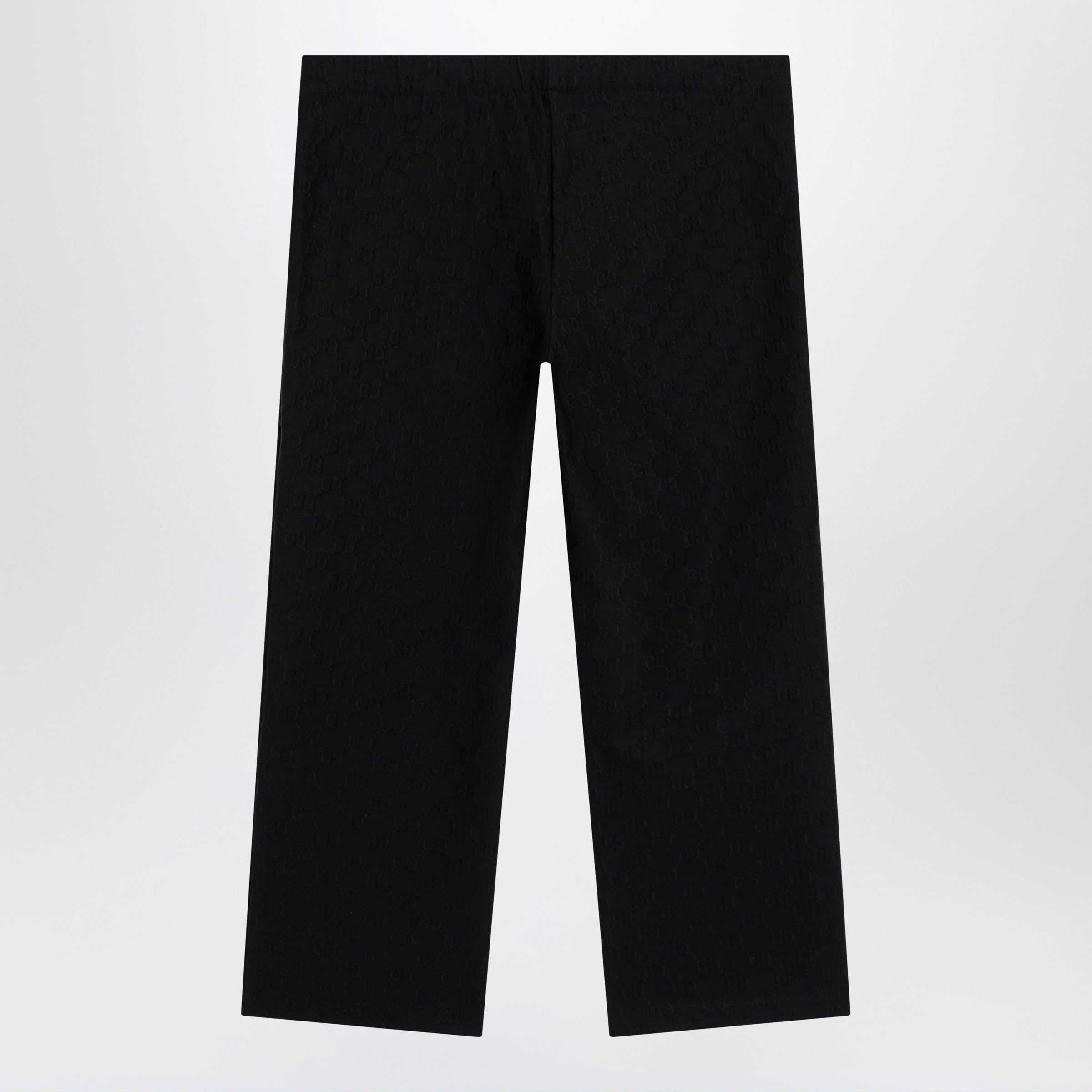 Gucci Gg Jacquard Jersey Pants With Elastic Waist In Black Women