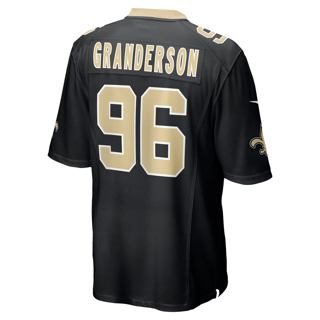 New Orleans Saints Carl Granderson Black Game Jersey