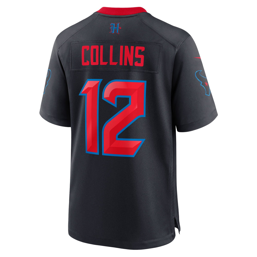 Houston Texans Nico Collins Navy 2nd Alternate Game Jersey