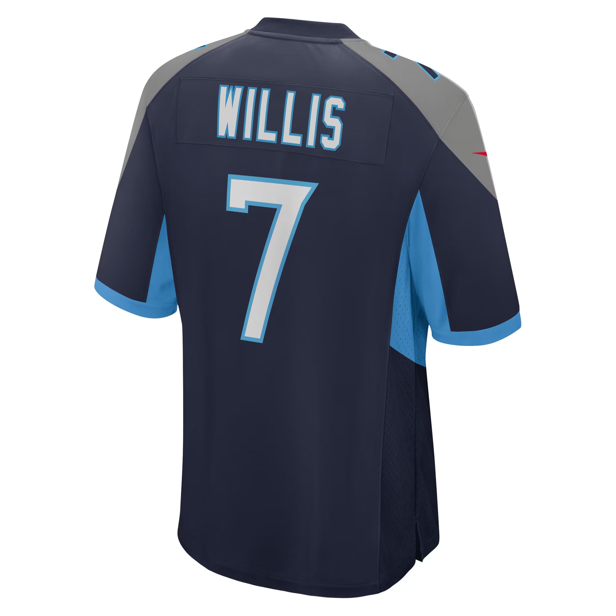 Tennessee Titans Malik Willis Navy Player Game Jersey