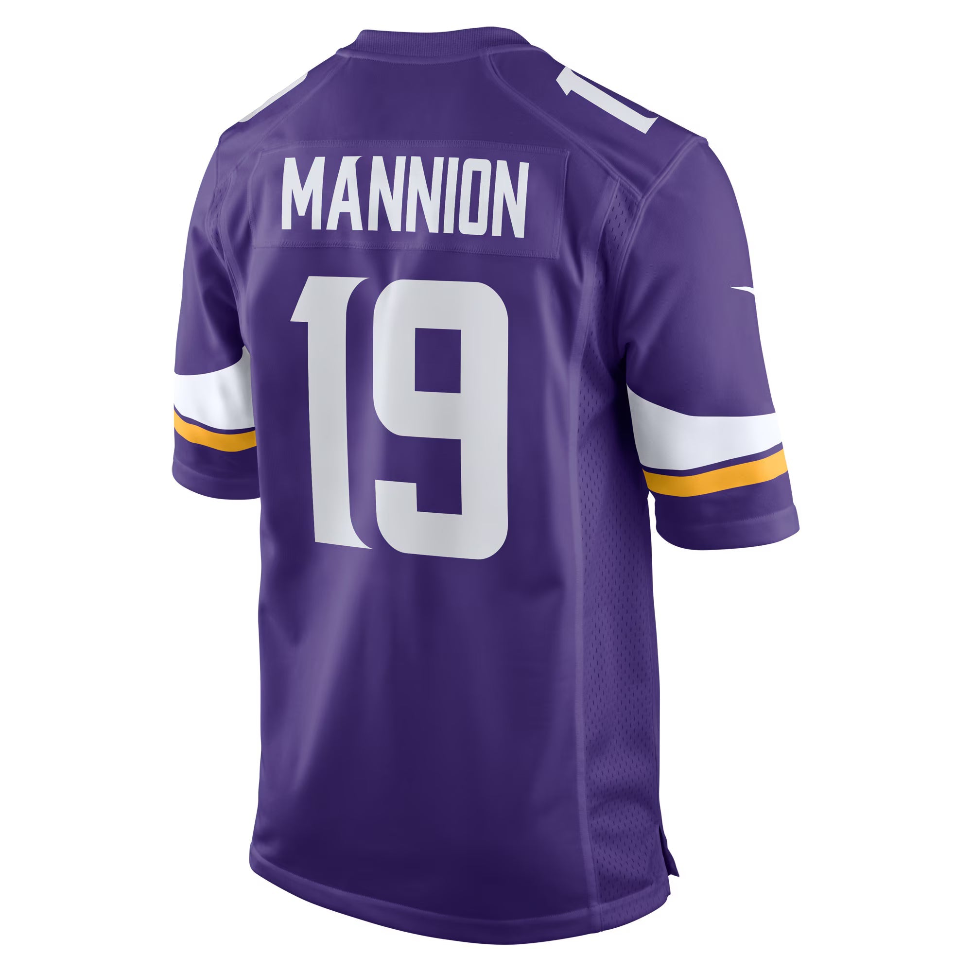 Minnesota Vikings Sean Mannion Purple Game Jersey