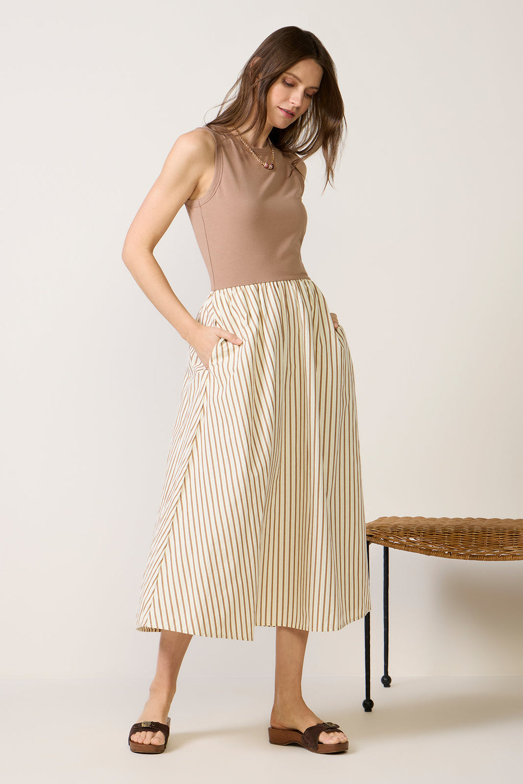 Women's Kenni Mixed Media Dress