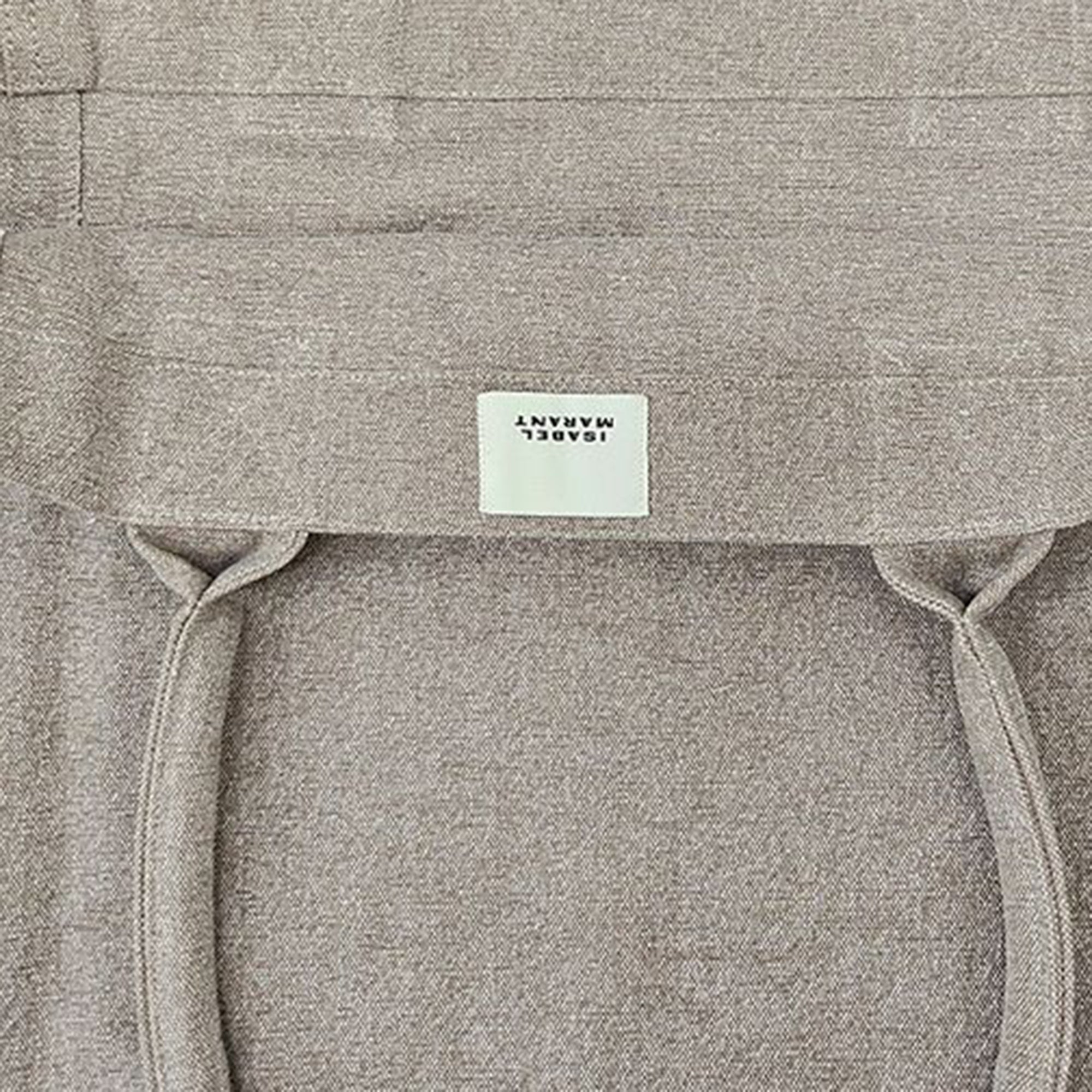Yenky Logo Embroidered Shopper Bag Beige