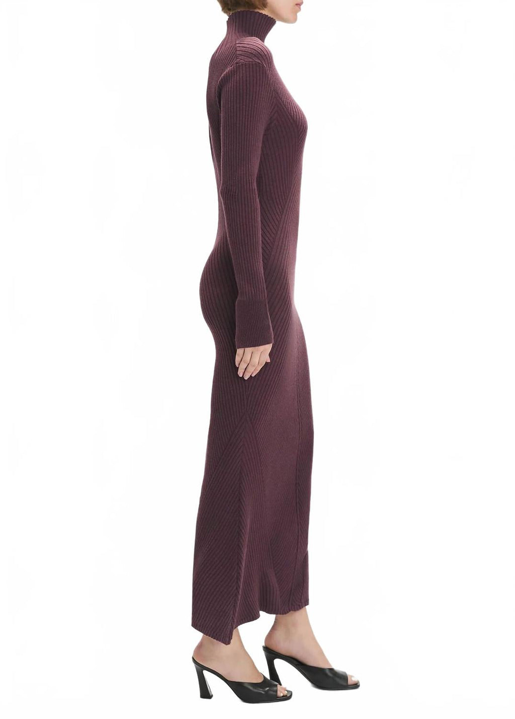 Be Your Girl Dress In Burgundy Dahlia