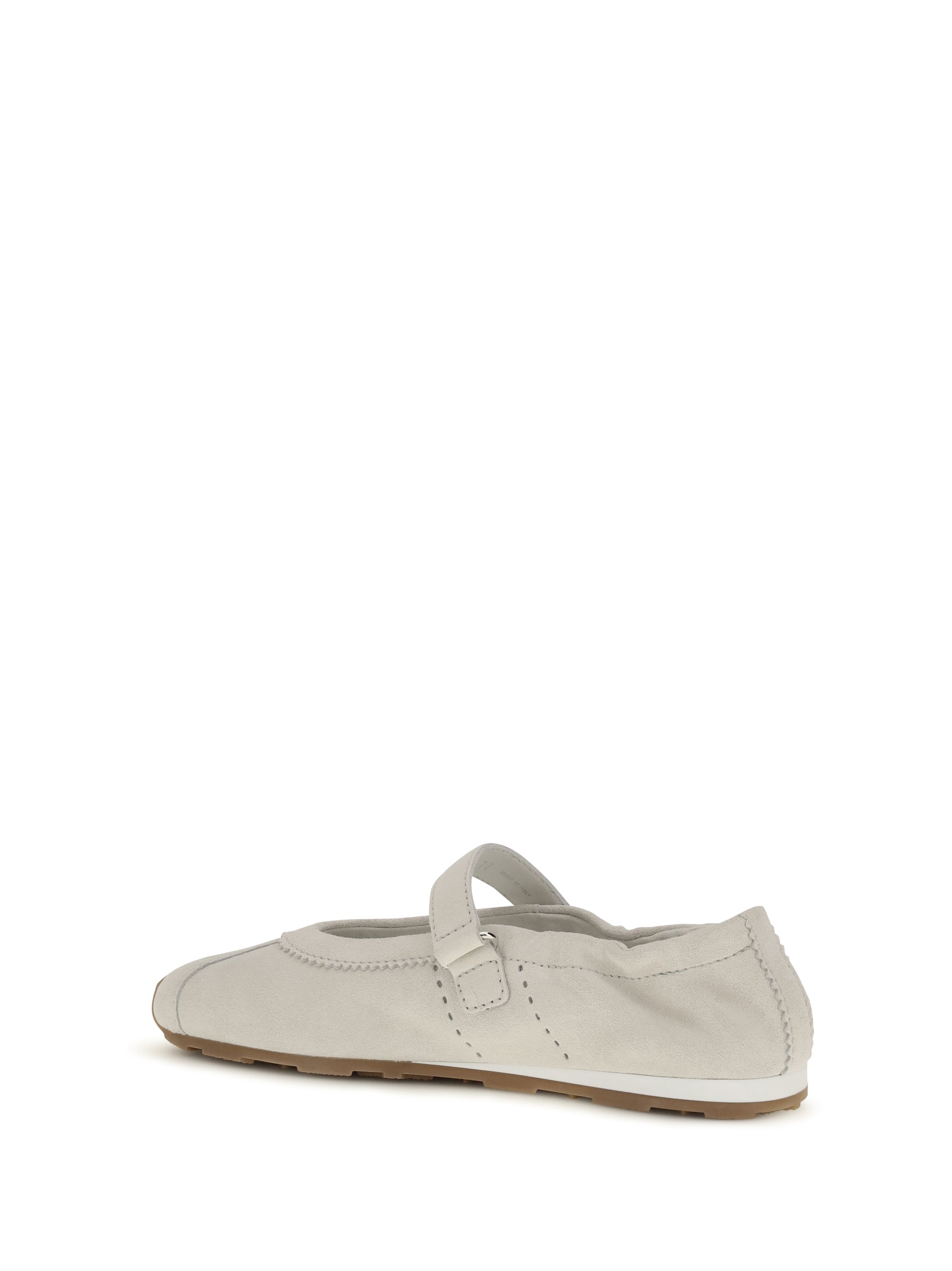 Miu Miu Women Plume Suede Ballerinas