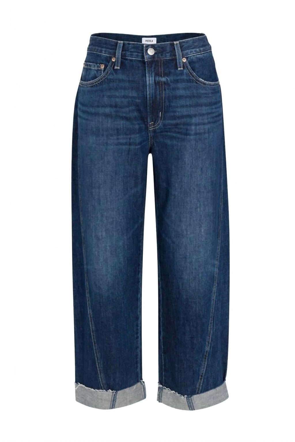 Kacey Mid Rise Cuffed Hem Jeans In Cultivate