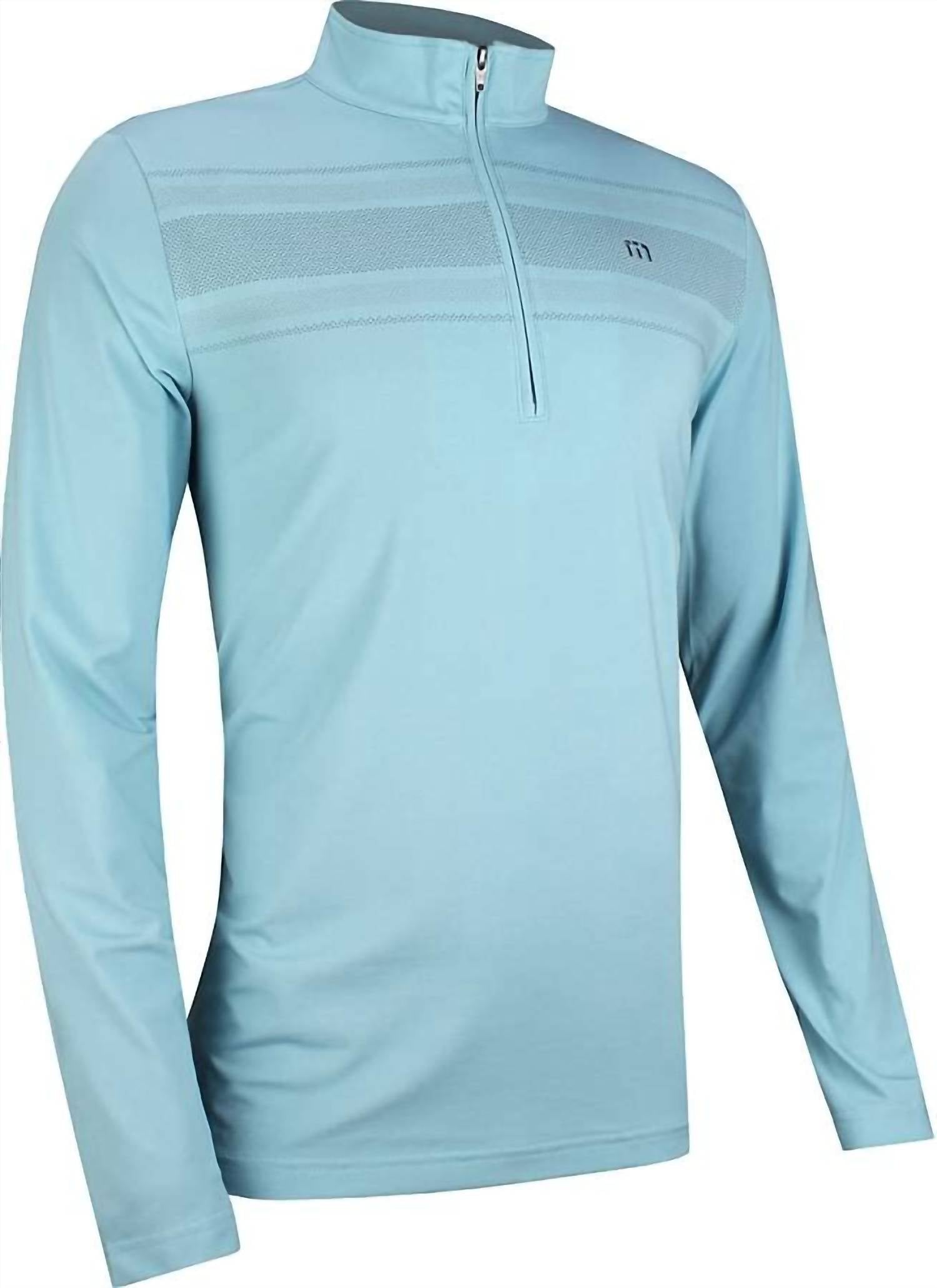 Men's Trout Of This World Pullover Top In Heather Delphinium