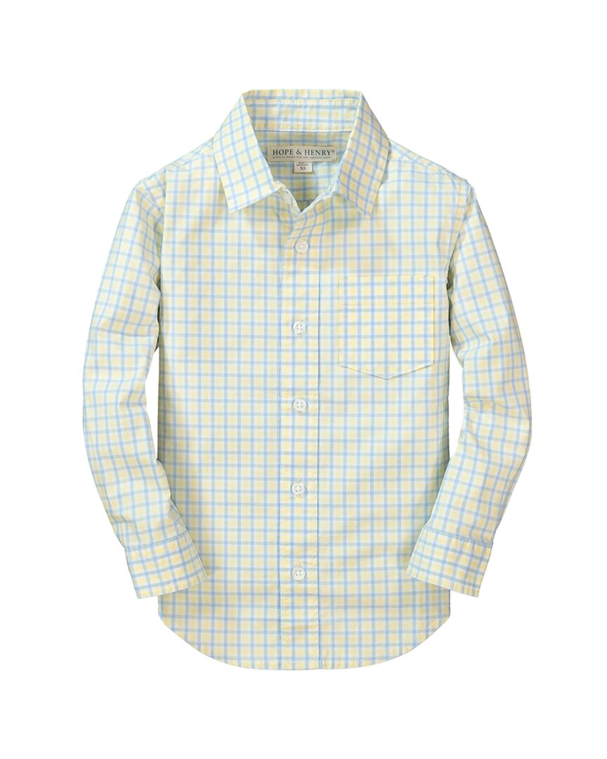 Hope & Henry Stretch Poplin Long Sleeve Shirt