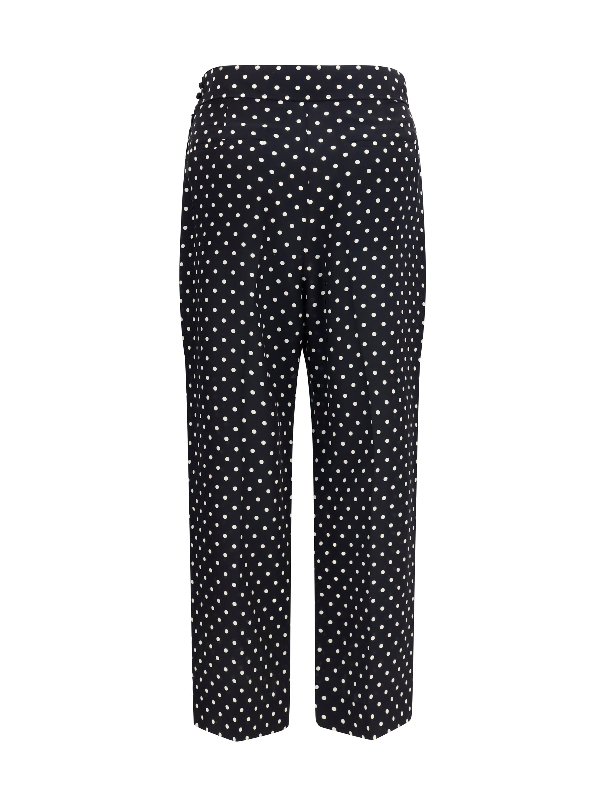 Valentino Women Polka-Dot Crêpe De Chine Pants