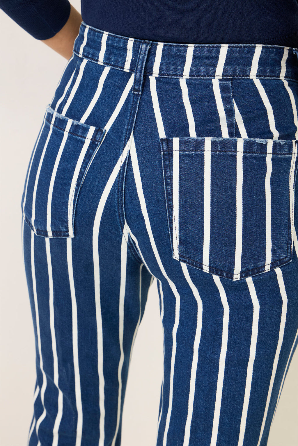 Women's Striped Kelsey Jean
