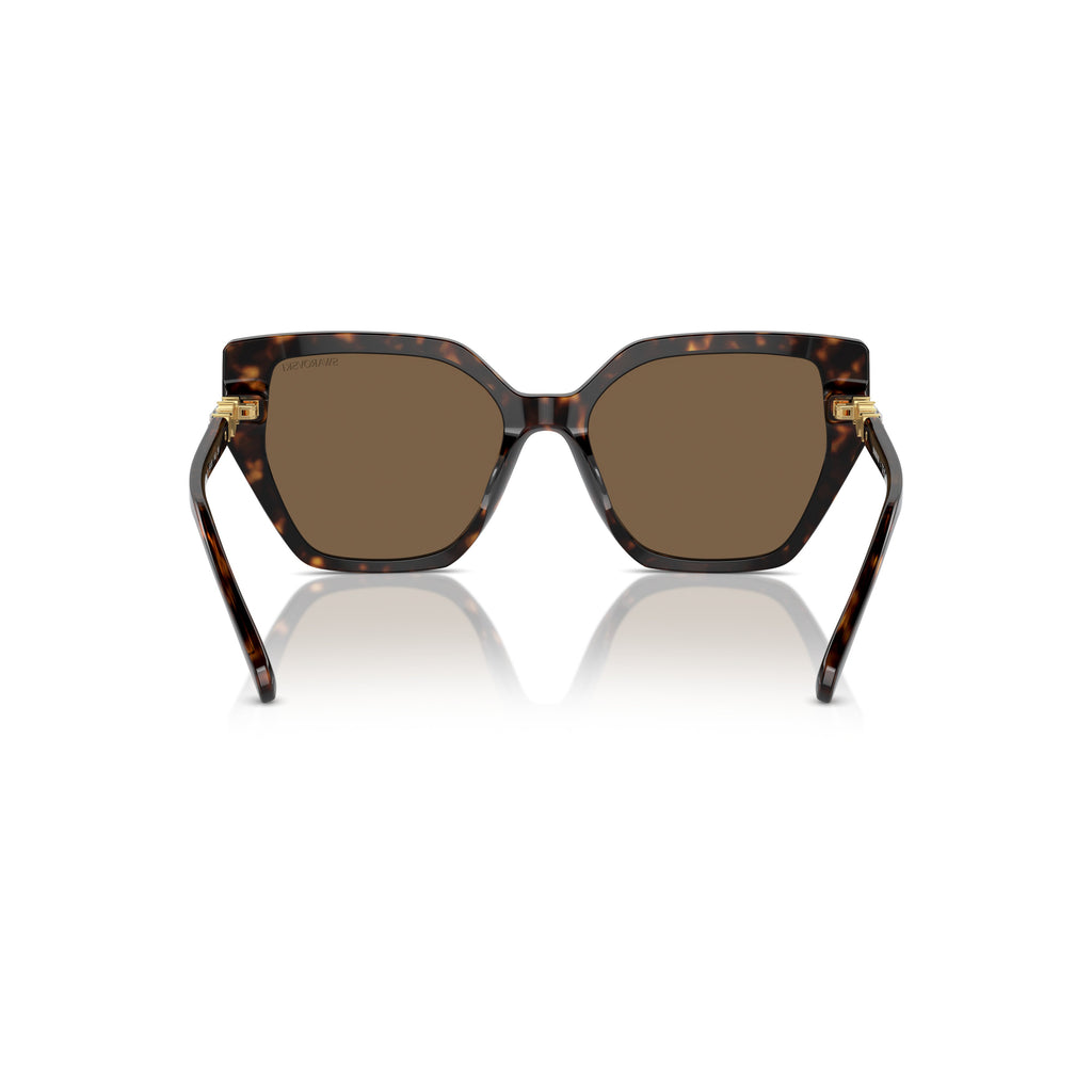 0Sk6016 Oversized Cat-Eye Sunglasses with Tortoiseshell Acetate
