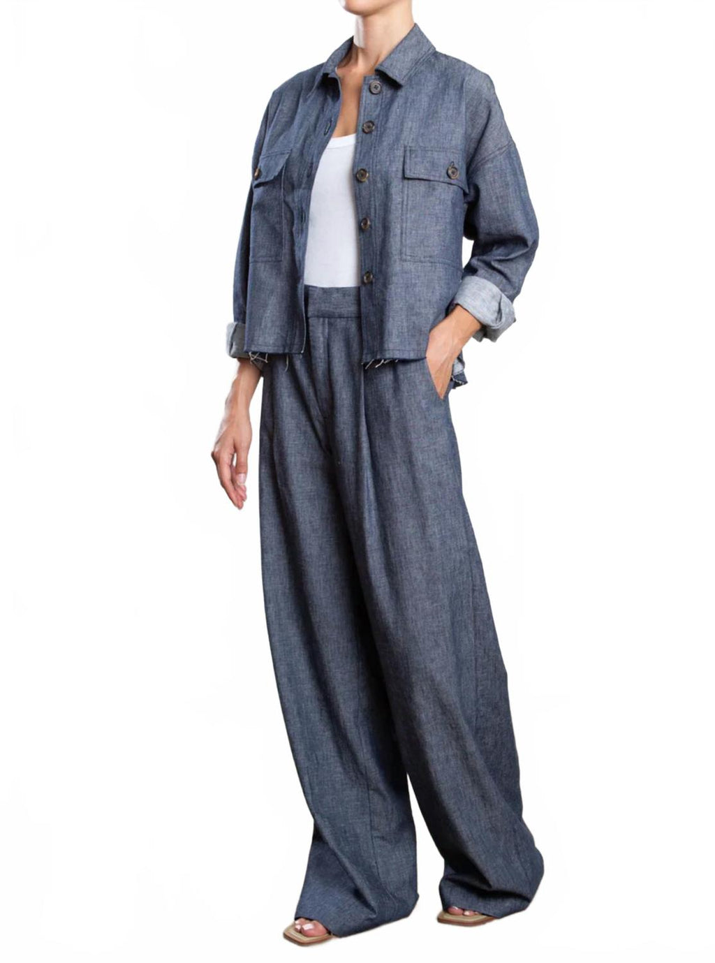 Spencer Linen Twill Pant In Night