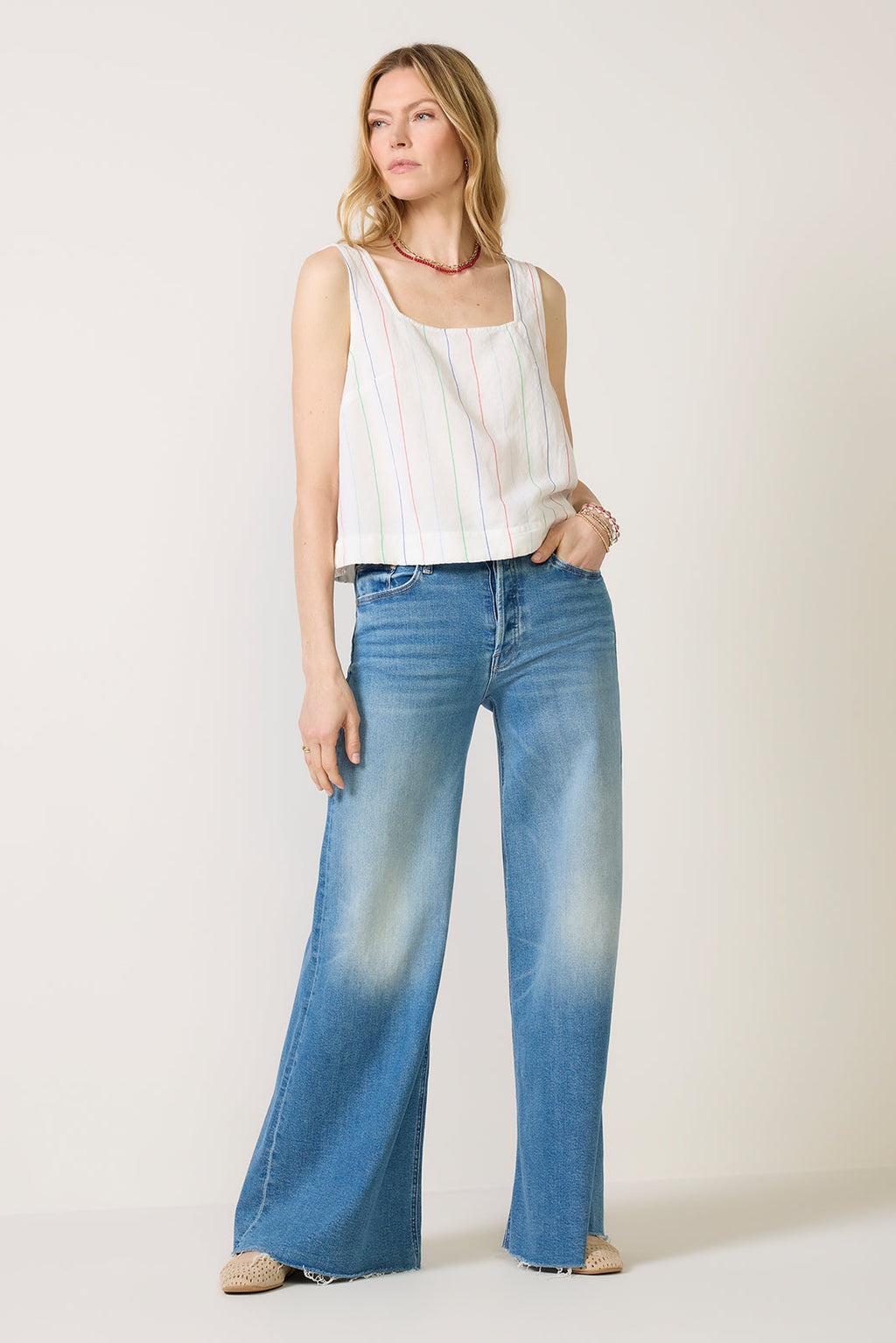 Women's Jules Linen Tank Top