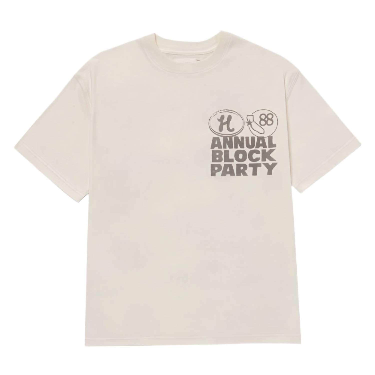 Men's Annual Block Party Tee In Bone