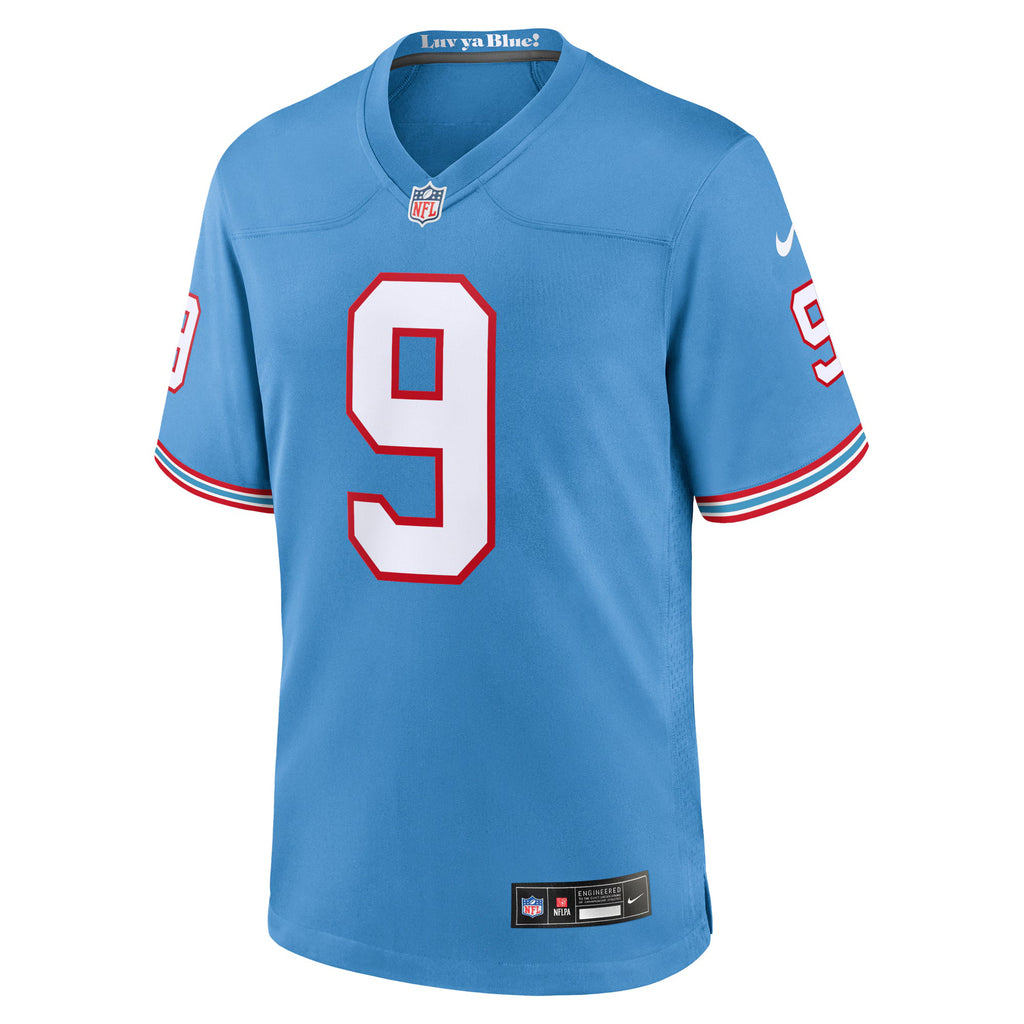 Tennessee Titans Steve McNair Light Blue Retired Player Alternate Game Jersey