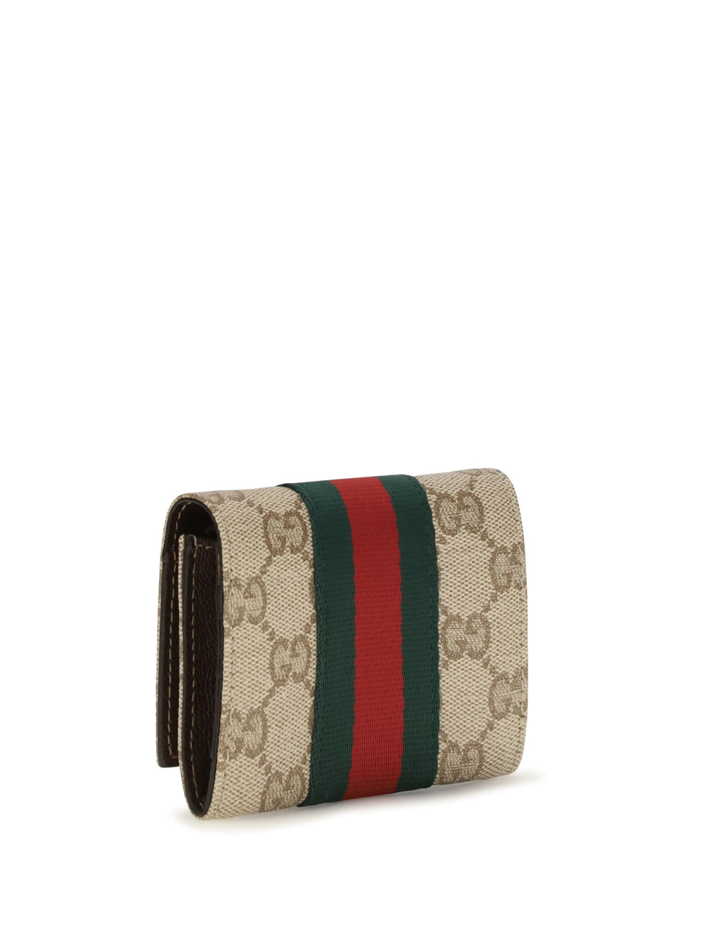 Gucci Women Web Bi-Fold Card Holder