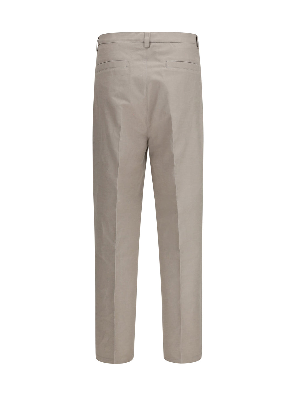 Brunello Cucinelli Men Tailored Pants In Cotton With Belt Loops