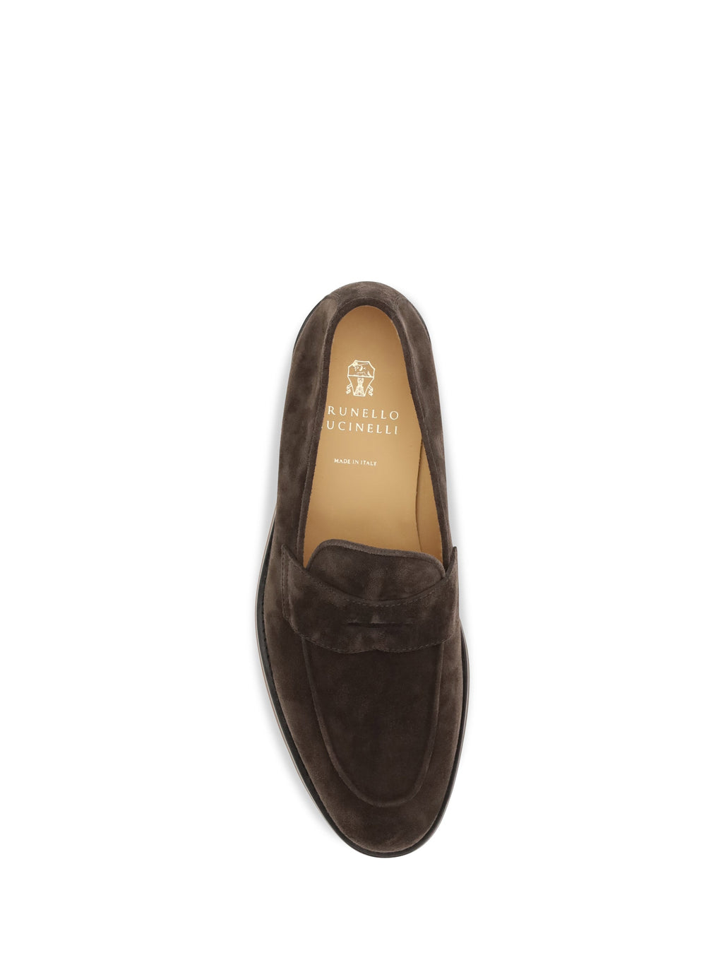 Brunello Cucinelli Men Suede Leather Loafers