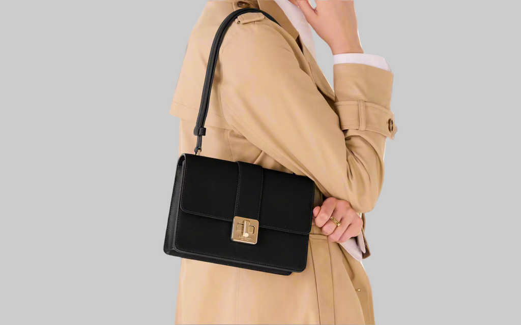 NWT Kate Spade Phoebe Turnlock Leather Shoulder/Crossbody Bag