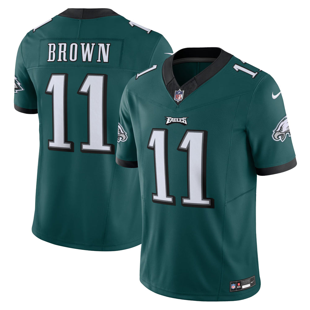 Philadelphia Eagles A.J. Brown Green Vapor F.U.S.E. Limited Jersey