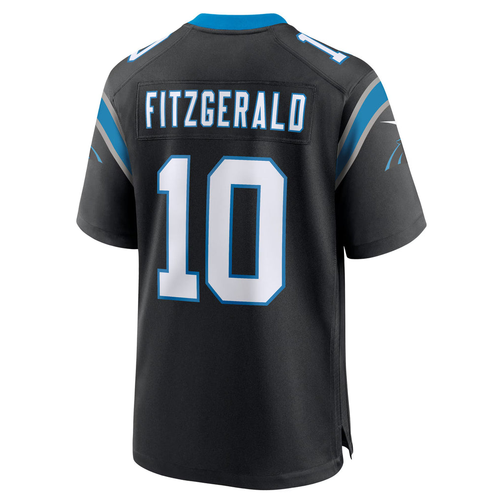 Carolina Panthers Ryan Fitzgerald Black Team Game Jersey